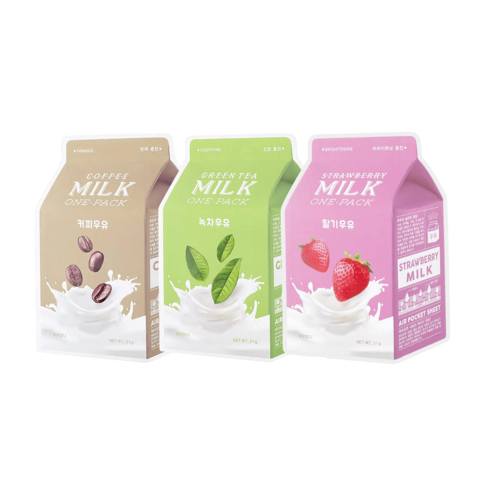 Milk One Pack Sheet Mask - Coffee - About Mi
