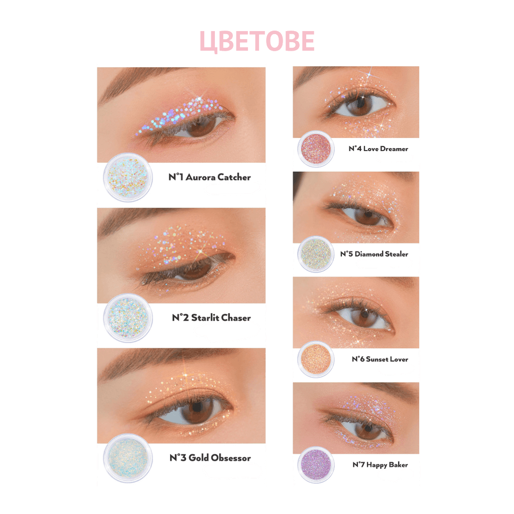 Get Loose Glitter Gel - N°1 Aurora Catcher - About Mi