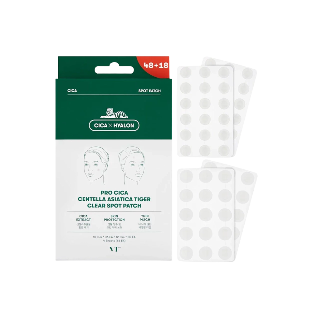 Pro Cica Centella Asiatica Tiger Clear Spot Patch Set (66 pcs.)