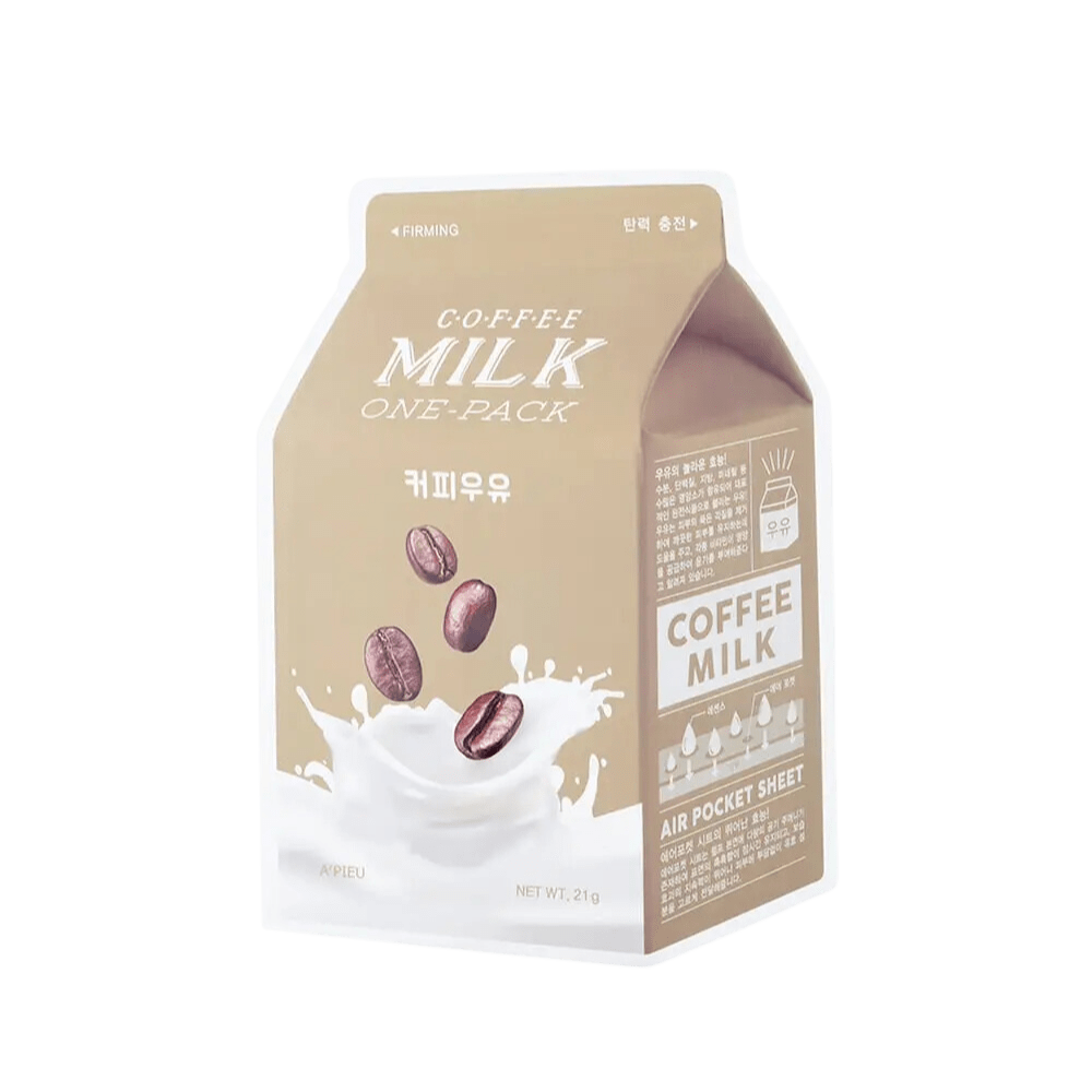 Milk One Pack Sheet Mask - Coffee - About Mi 