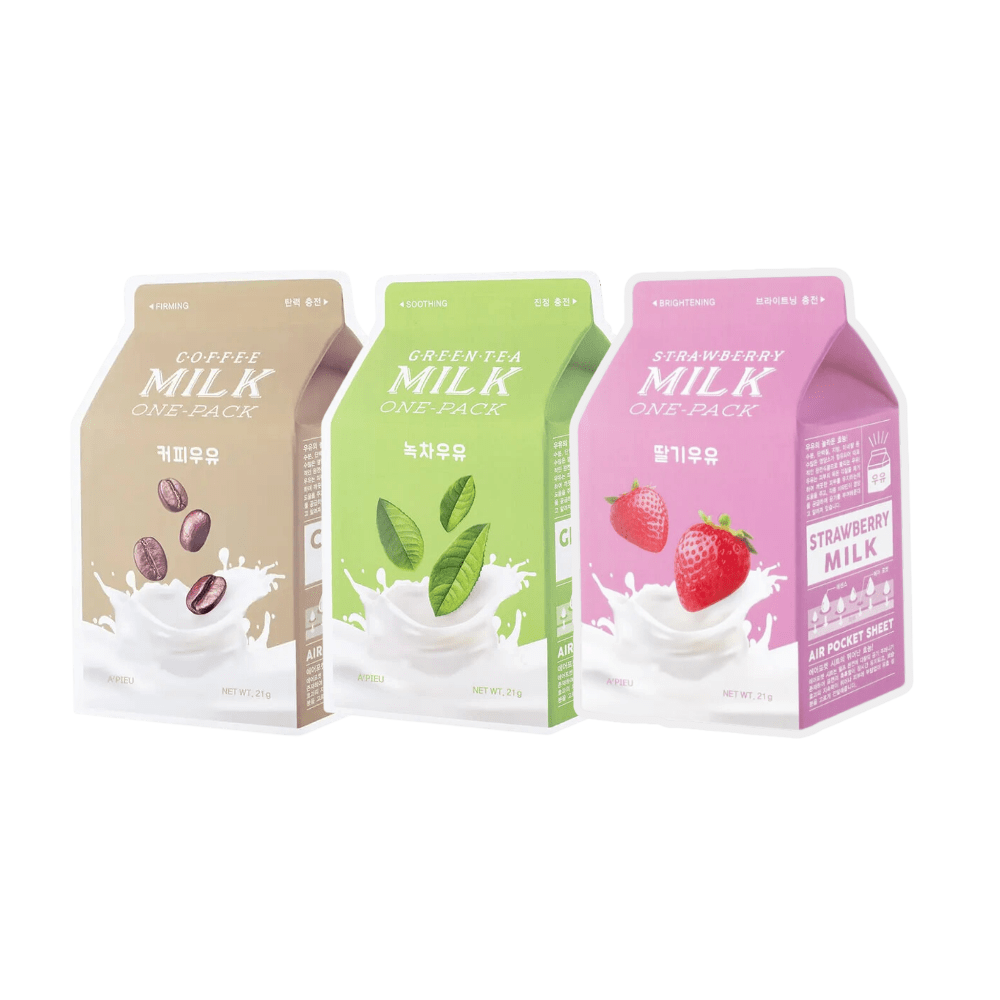 Milk One Pack Sheet Mask - Coffee - About Mi 