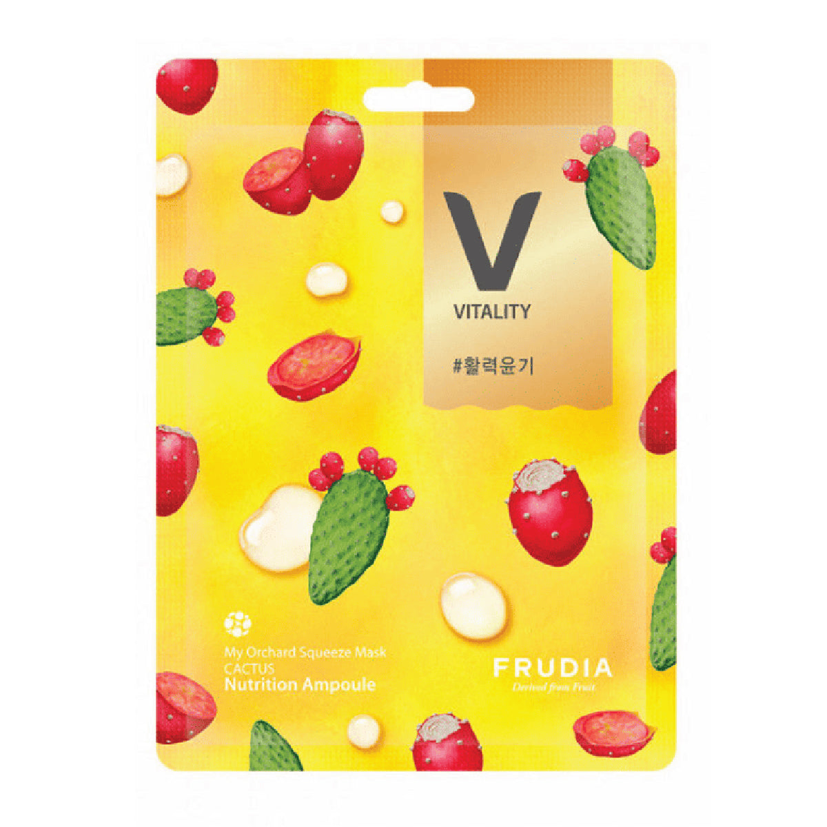 Frudia, My Orchard, Cactus, Nutritive, Sheet Mask, For Face, 20 ml