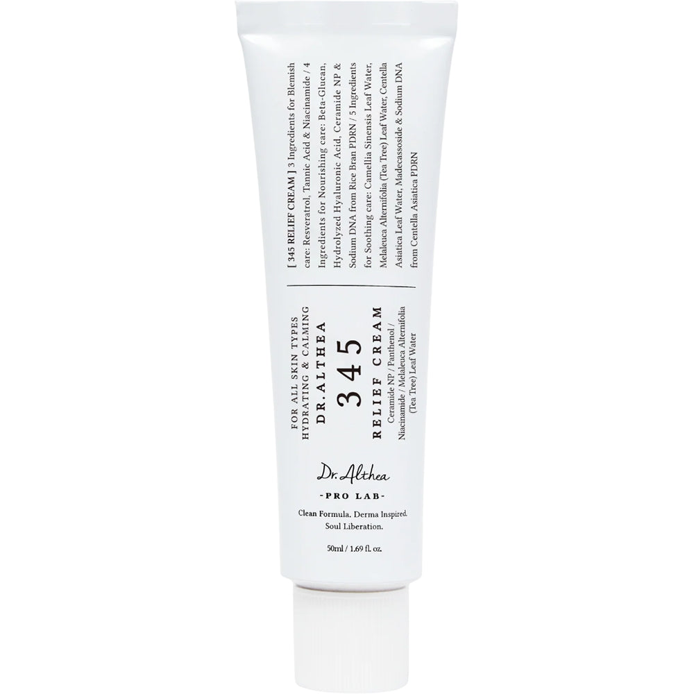 Dr. Althea, 345 Relief, Hydrating, Cream, For Face, 50 ml