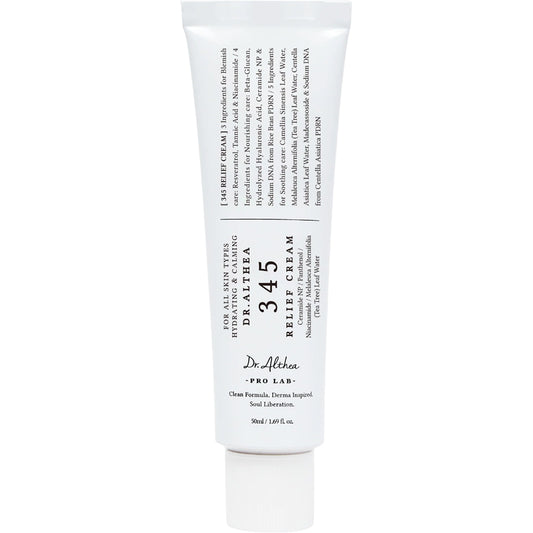 Dr. Althea, 345 Relief, Hydrating, Cream, For Face, 50 ml