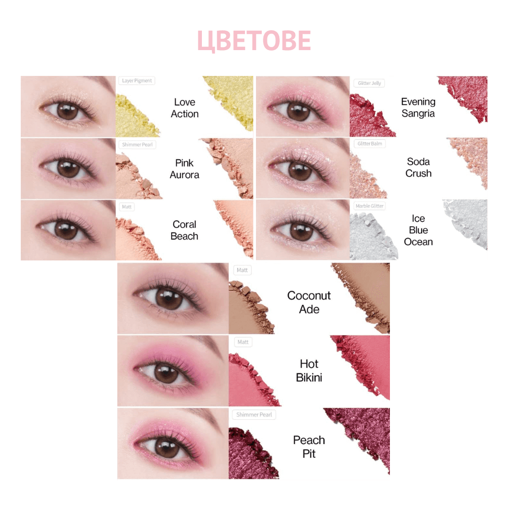 Glitterpedia Eye Palette - N°1 All Of Glitter - About Mi 