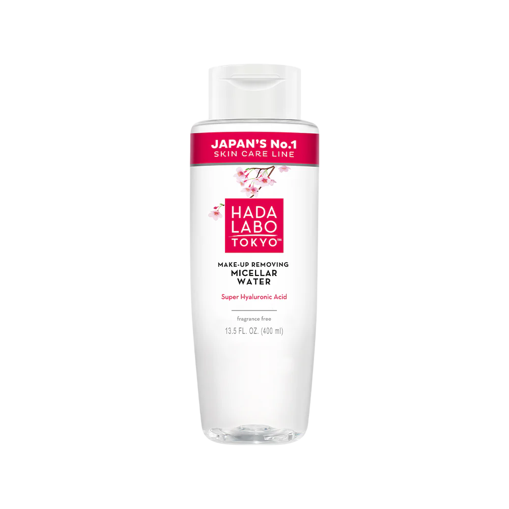 Hada Labo Tokyo, Hada Labo, Hyaluronic Acid, Makeup Removing, Micellar Water, For All Skin Types, 400 ml