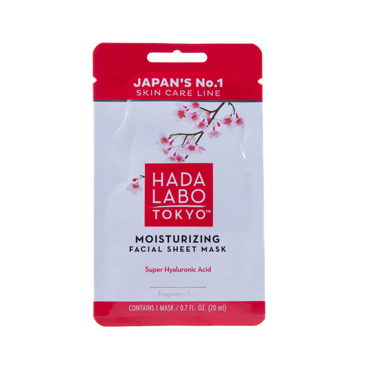 Hada Labo Tokyo, Hada Labo, Hyaluronic Acid, Moisturizing, Sheet Mask, Face, 20 ml