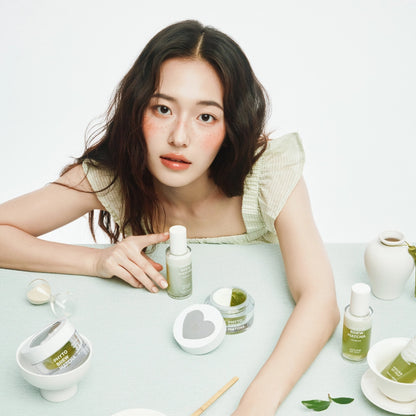 Phyto Brew Matcha Ampoule Face Serum & Dual Cream and Gel Face Cream Set