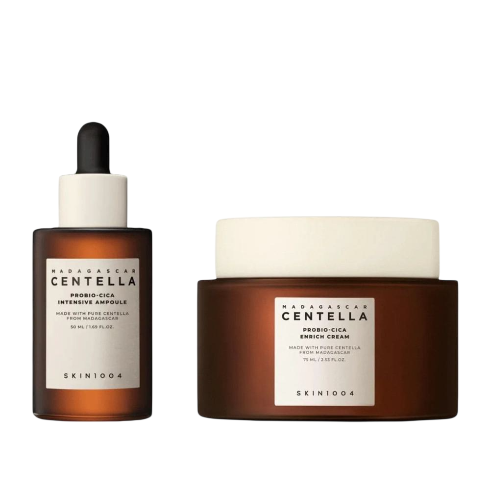 Madagascar Centella Probio-Cica Intensive Ampoule & Enrich Cream Set