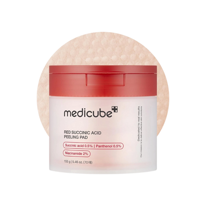 Red Succinic Acid Peeling Pad (70 бр.)