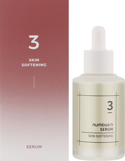 Numbuzin, No. 3 Skin Softening, Softening, Serum, For Face, 50 ml
