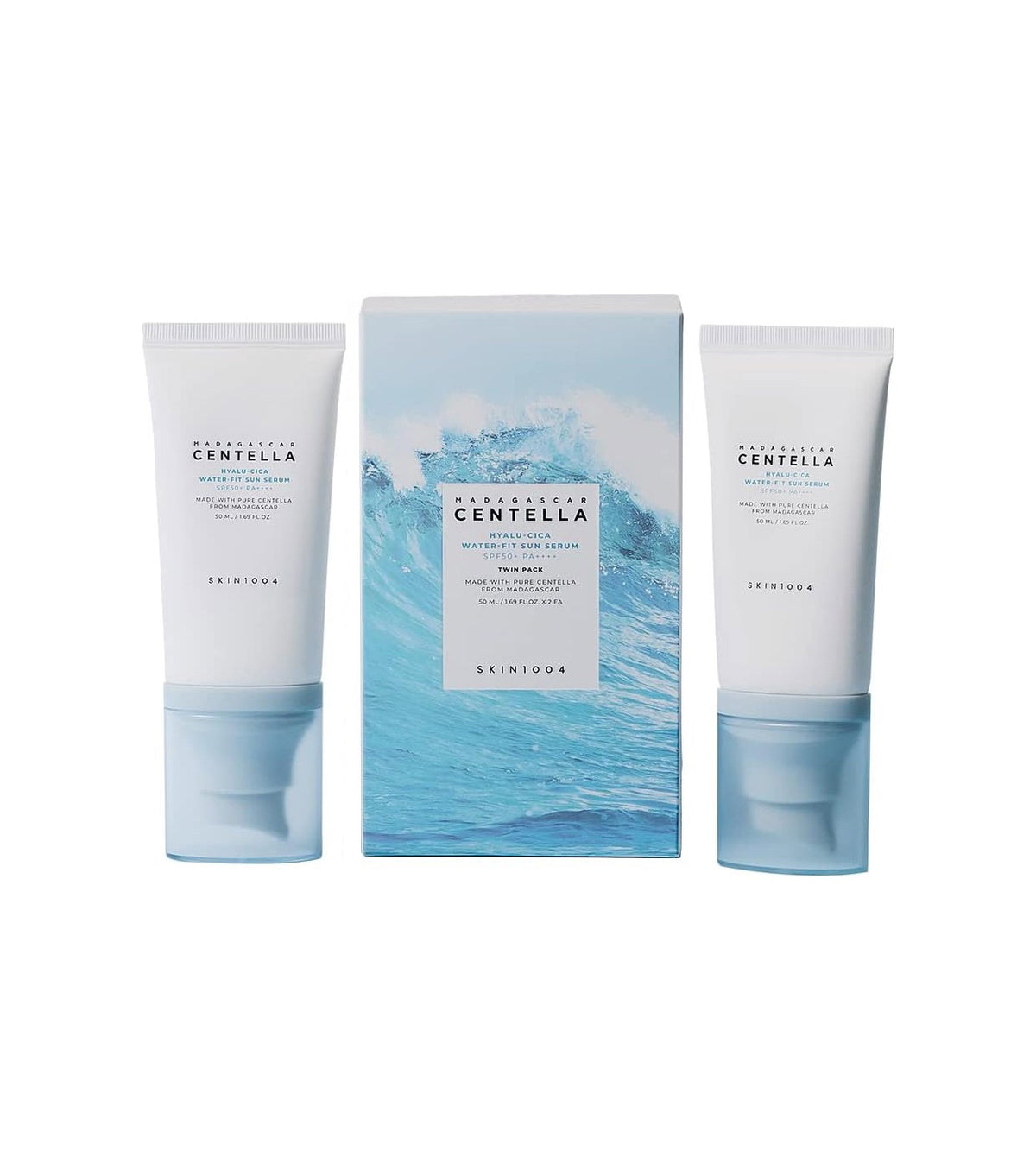 Madagascar Centella Hyalu-Cica Water-Fit Sun Serum SPF50+ PA++++ – комплект 2 бр.